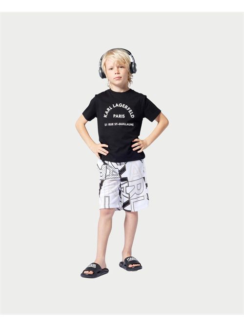 T-shirt girocollo bambino Karl Lagerfeld KARL LAGERFELD | Z3043909B